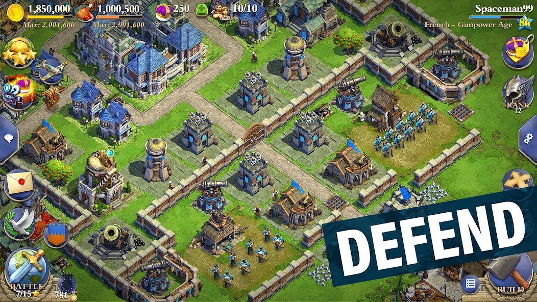 DomiNations MOD APK: Много ресурсов и быстрое развитие — скриншот 2 DomiNations MOD APK: Много ресурсов и быстрое развитие — скриншот 2