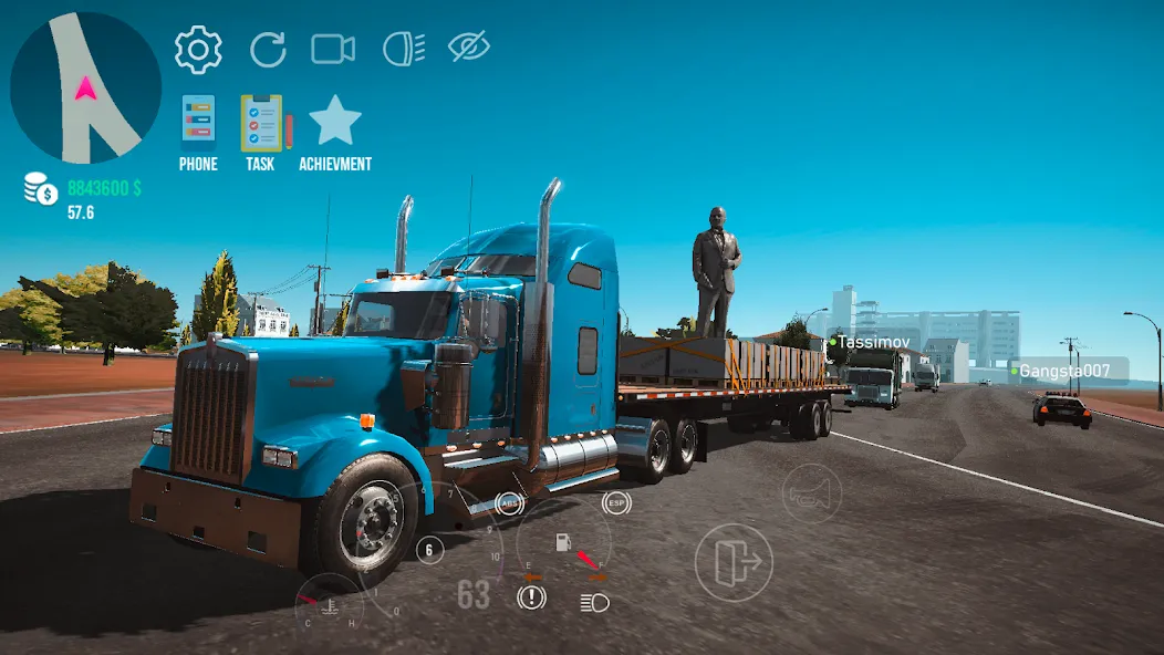 Nextgen: Truck Simulator Drive — Безлимитные деньги и топливо, скачать мод APK — скриншот 2