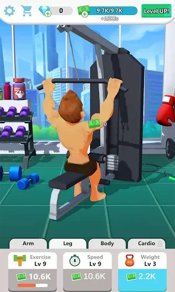 Muscle Tycoon 3D: MMA Boxing — Безлимитные деньги и сила, скачать мод APK — скриншот 4