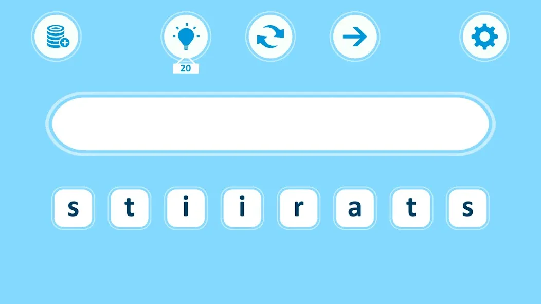 Anagrams — взломанная версия, Безлимитные подсказки и очки — скриншот 1 Anagrams — взломанная версия, Безлимитные подсказки и очки — скриншот 1