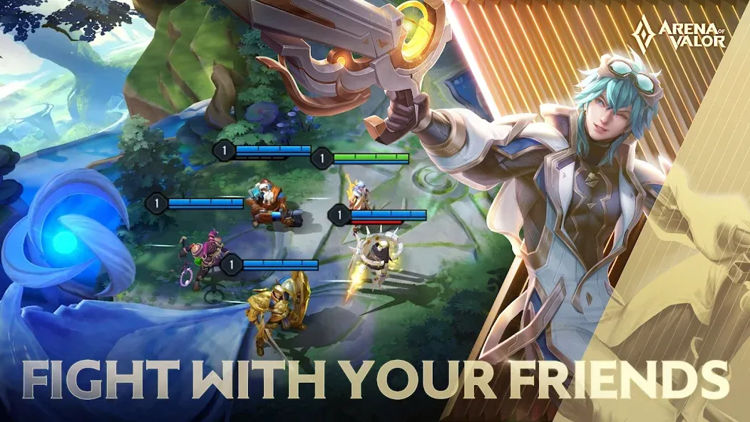 Arena of Valor — последняя версия с модом (Безлимитные ресурсы и усиленные герои) — скриншот 1 Arena of Valor — последняя версия с модом (Безлимитные ресурсы и усиленные герои) — скриншот 1