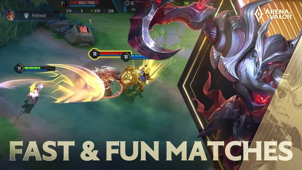 Arena of Valor — последняя версия с модом (Безлимитные ресурсы и усиленные герои) — скриншот 2 Arena of Valor — последняя версия с модом (Безлимитные ресурсы и усиленные герои) — скриншот 2
