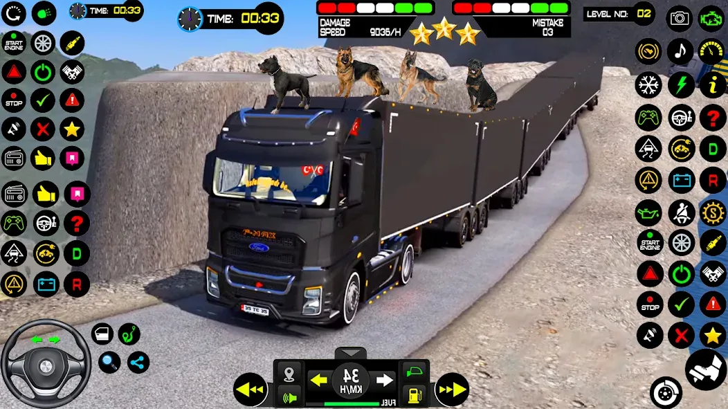 Cargo Truck Driving Truck Game (Мод: Безлимитные деньги и топливо) — скачать на Андроид — скриншот 2 Cargo Truck Driving Truck Game (Мод: Безлимитные деньги и топливо) — скачать на Андроид — скриншот 2