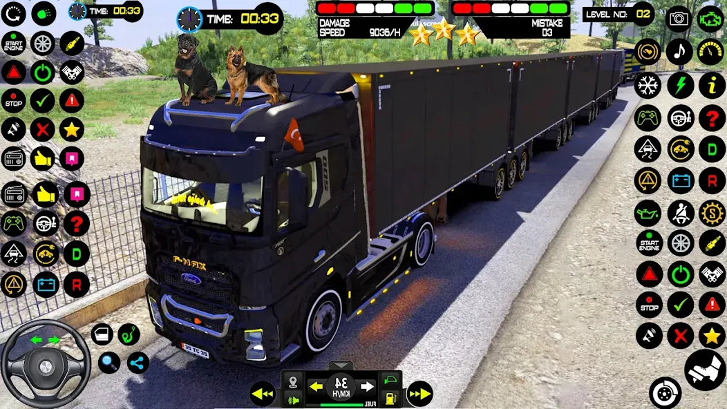 Cargo Truck Driving Truck Game (Мод: Безлимитные деньги и топливо) — скачать на Андроид — скриншот 3 Cargo Truck Driving Truck Game (Мод: Безлимитные деньги и топливо) — скачать на Андроид — скриншот 3