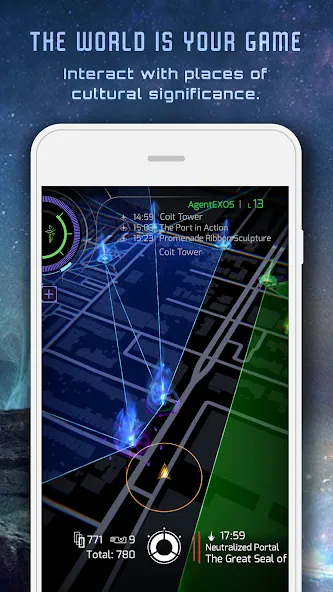 Ingress Prime на телефон — скачать мод: Много ресурсов и ускоренная прокачка — скриншот 1 Ingress Prime на телефон — скачать мод: Много ресурсов и ускоренная прокачка — скриншот 1