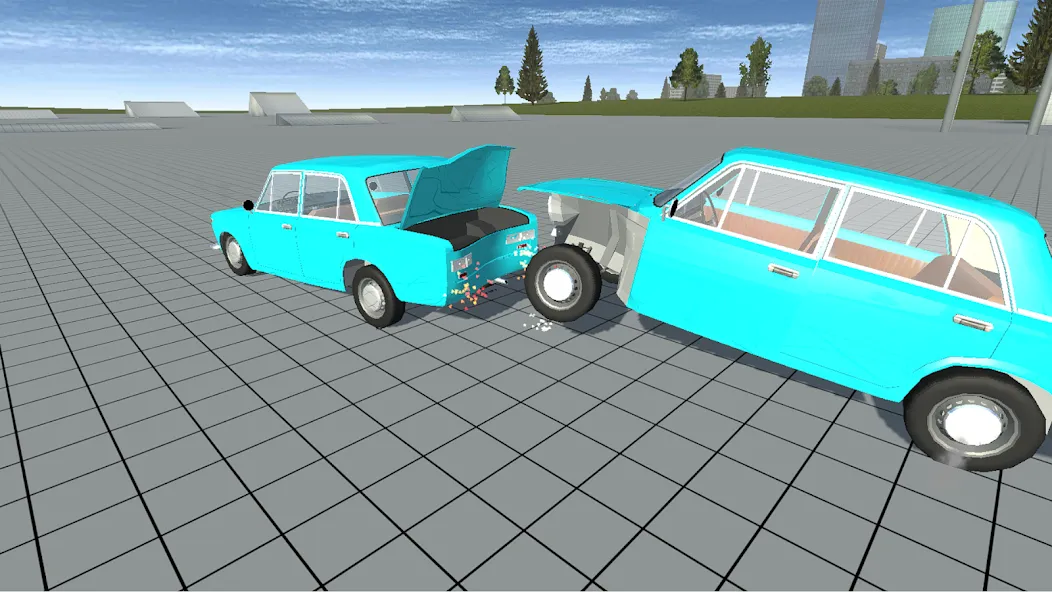 Мод Simple Car Crash Physics Sim — Реалистичная физика и разрушения, скачать APK — скриншот 4 Мод Simple Car Crash Physics Sim — Реалистичная физика и разрушения, скачать APK — скриншот 4