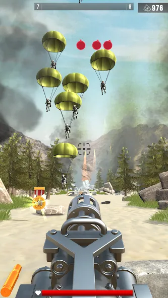 Infantry Attack: War 3D FPS бесплатно на Андроид — мод: Безлимитные деньги и оружие — скриншот 3 Infantry Attack: War 3D FPS бесплатно на Андроид — мод: Безлимитные деньги и оружие — скриншот 3