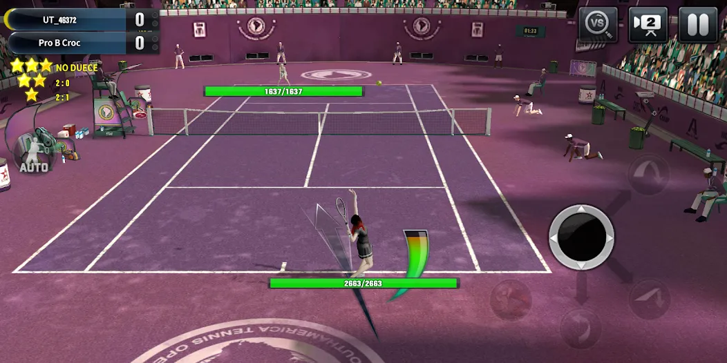 Ultimate Tennis: 3D online spo взломанный APK — Безлимитные деньги и энергия — скриншот 5 Ultimate Tennis: 3D online spo взломанный APK — Безлимитные деньги и энергия — скриншот 5