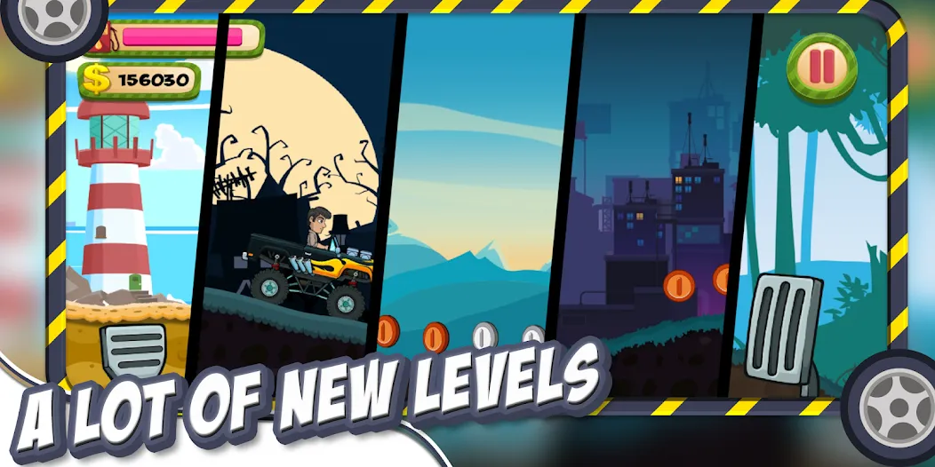 Мод Hill Racing – Offroad Hill Adv — Безлимитные деньги и топливо, скачать APK — скриншот 1