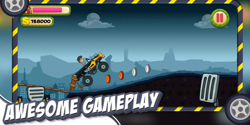 Мод Hill Racing – Offroad Hill Adv — Безлимитные деньги и топливо, скачать APK — скриншот 3