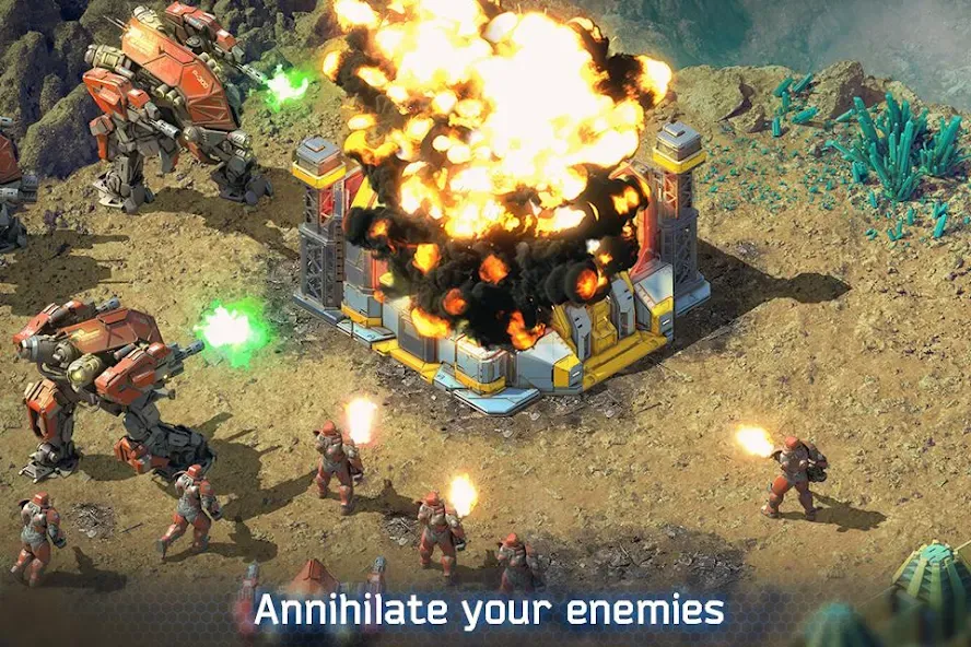 Battle for the Galaxy — Безлимитные ресурсы и мощная армия, скачать мод APK — скриншот 3 Battle for the Galaxy — Безлимитные ресурсы и мощная армия, скачать мод APK — скриншот 3