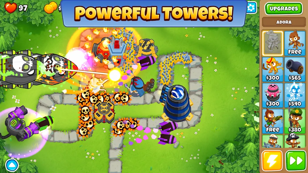 Bloons TD 6 взломанный APK — Безлимитные деньги и улучшения — скриншот 2 Bloons TD 6 взломанный APK — Безлимитные деньги и улучшения — скриншот 2