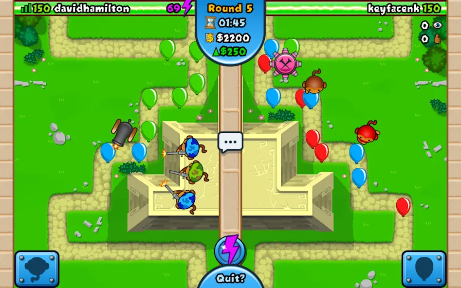 Bloons TD Battles MOD APK скачать на Андроид — Безлимитные деньги и все башни открыты — скриншот 2 Bloons TD Battles MOD APK скачать на Андроид — Безлимитные деньги и все башни открыты — скриншот 2