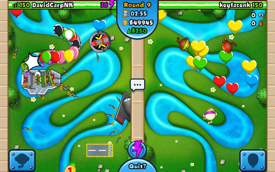 Bloons TD Battles MOD APK скачать на Андроид — Безлимитные деньги и все башни открыты — скриншот 4 Bloons TD Battles MOD APK скачать на Андроид — Безлимитные деньги и все башни открыты — скриншот 4