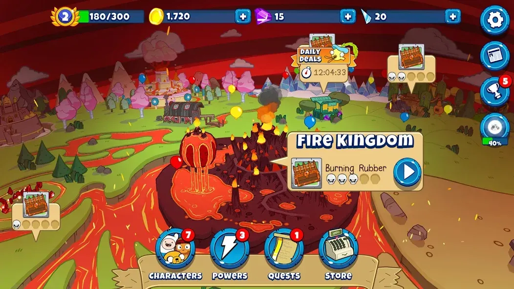 Bloons Adventure Time TD взлом на Андроид — Безлимитные деньги и персонажи — скриншот 3 Bloons Adventure Time TD взлом на Андроид — Безлимитные деньги и персонажи — скриншот 3