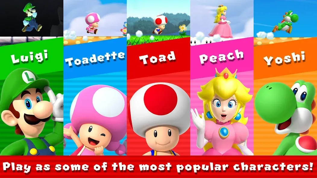 Скачать Super Mario Run Mod APK — Безлимитные монеты и разблокированы уровни — скриншот 3
