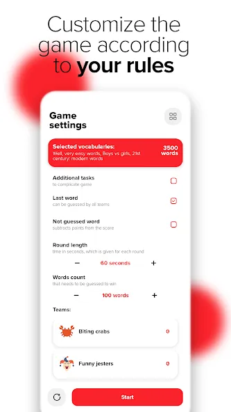 Скачать Alias - Word board game на Андроид с модом — Безлимитные подсказки и очки — скриншот 2 Скачать Alias - Word board game на Андроид с модом — Безлимитные подсказки и очки — скриншот 2