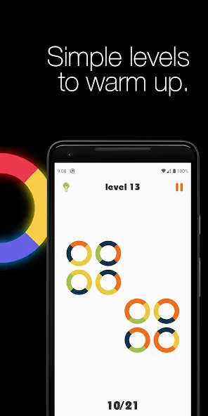 Скачать Logic circles. Puzzle game. бесплатно — Безлимитные подсказки и все уровни открыты — скриншот 2 Скачать Logic circles. Puzzle game. бесплатно — Безлимитные подсказки и все уровни открыты — скриншот 2