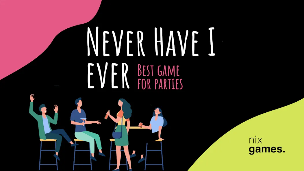 Never Have I Ever. бесплатно на Андроид — мод: Безлимитные вопросы и все режимы — скриншот 1