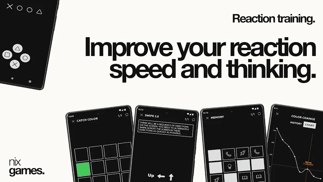 Reaction training взломанный APK — Ускоренная тренировка реакции и фокусировки — скриншот 1 Reaction training взломанный APK — Ускоренная тренировка реакции и фокусировки — скриншот 1