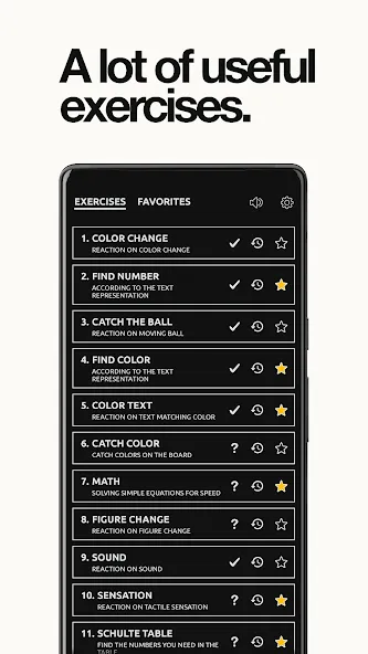 Reaction training взломанный APK — Ускоренная тренировка реакции и фокусировки — скриншот 2 Reaction training взломанный APK — Ускоренная тренировка реакции и фокусировки — скриншот 2