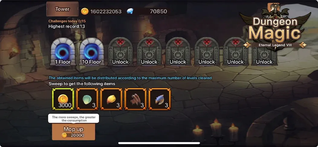 Скачать Magic Dungeon:Fallen Angel — Много денег и усиленный герой — скриншот 4