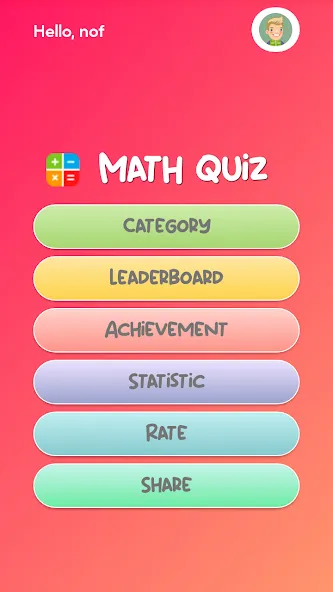 Скачать Math Quiz мод — Безлимитные подсказки и все уровни открыты — скриншот 1