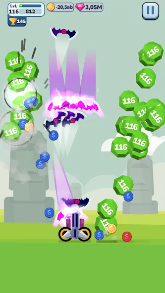 Ball Blast Cannon blitz mania — взломанная версия, Безлимитные монеты и усиленная пушка — скриншот 2 Ball Blast Cannon blitz mania — взломанная версия, Безлимитные монеты и усиленная пушка — скриншот 2