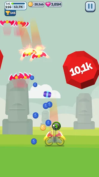 Ball Blast Cannon blitz mania — взломанная версия, Безлимитные монеты и усиленная пушка — скриншот 3 Ball Blast Cannon blitz mania — взломанная версия, Безлимитные монеты и усиленная пушка — скриншот 3
