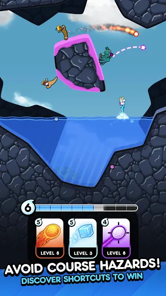 Golf Blitz — взломанная версия, Много денег и быстрая прокачка — скриншот 3