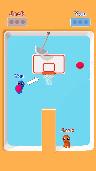 Скачать мод Basket Battle — Безлимитные монеты и усиленный бросок — скриншот 4 Скачать мод Basket Battle — Безлимитные монеты и усиленный бросок — скриншот 4