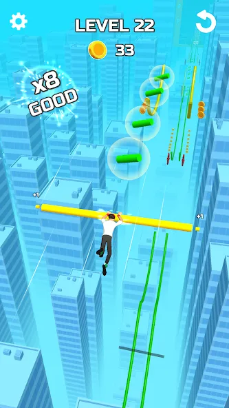 Stunt Rails (Мод: Безлимитные деньги и все вагоны) — скачать на Андроид — скриншот 1 Stunt Rails (Мод: Безлимитные деньги и все вагоны) — скачать на Андроид — скриншот 1
