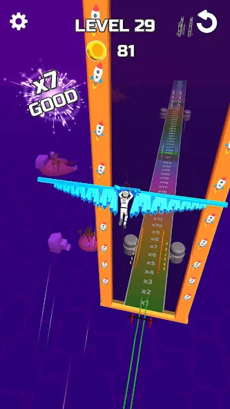 Stunt Rails (Мод: Безлимитные деньги и все вагоны) — скачать на Андроид — скриншот 4 Stunt Rails (Мод: Безлимитные деньги и все вагоны) — скачать на Андроид — скриншот 4