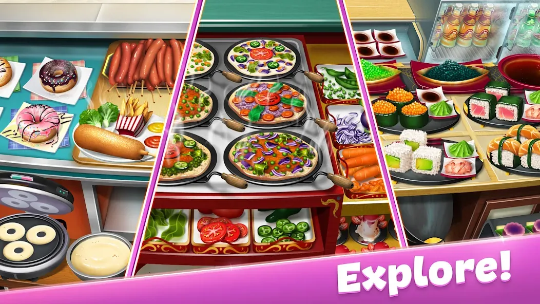 Скачать Cooking Fever: Restaurant Game последней версии — Безлимитные монеты и все рестораны открыты — скриншот 2 Скачать Cooking Fever: Restaurant Game последней версии — Безлимитные монеты и все рестораны открыты — скриншот 2