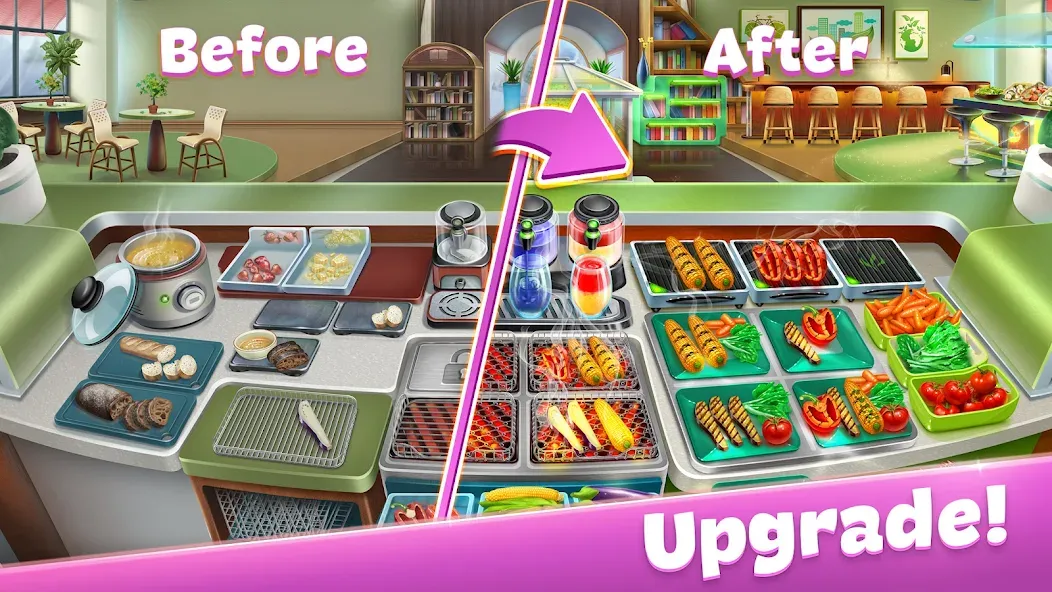 Скачать Cooking Fever: Restaurant Game последней версии — Безлимитные монеты и все рестораны открыты — скриншот 4 Скачать Cooking Fever: Restaurant Game последней версии — Безлимитные монеты и все рестораны открыты — скриншот 4