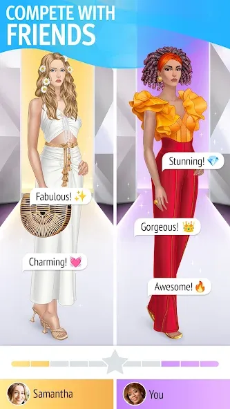 Pocket Styler: Fashion Stars бесплатно на Андроид — мод: Безлимитные деньги и все наряды — скриншот 1