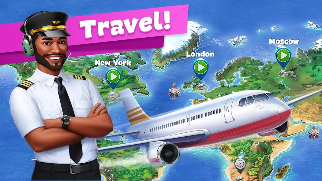 Airplane Chefs - Cooking Game (Мод: Безлимитные деньги и энергия) — скачать на Андроид — скриншот 2 Airplane Chefs - Cooking Game (Мод: Безлимитные деньги и энергия) — скачать на Андроид — скриншот 2