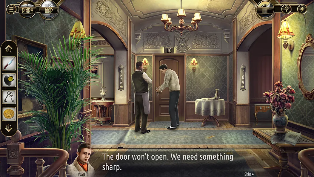 Murder in Alps: Hidden Mystery — Безлимитные подсказки и энергия, скачать мод APK — скриншот 2