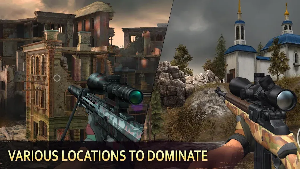 Скачать Sniper Arena: PvP Army Shooter бесплатно — Безлимитные деньги и оружие — скриншот 3 Скачать Sniper Arena: PvP Army Shooter бесплатно — Безлимитные деньги и оружие — скриншот 3