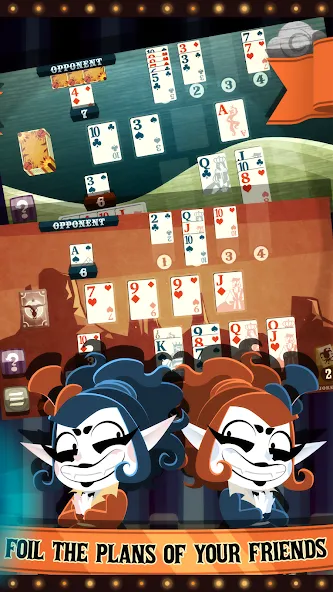 Скачать взлом Spite & Malice — Безлимитные деньги и подсказки — скриншот 2