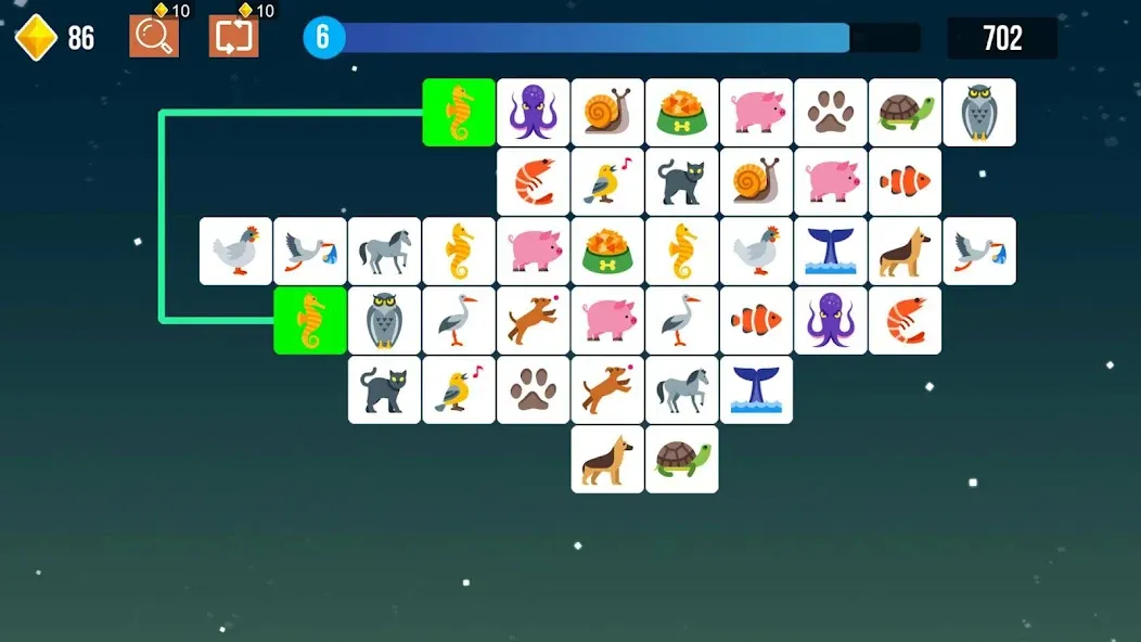 Pet Connect: Tile Puzzle Match взлом на Андроид — Безлимитные монеты и подсказки — скриншот 5