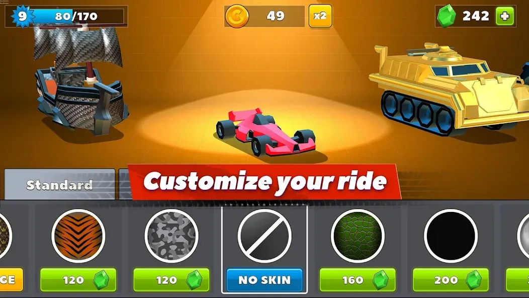 Crash of Cars MOD APK скачать на Андроид — Безлимитные монеты и разблокированы машины — скриншот 2