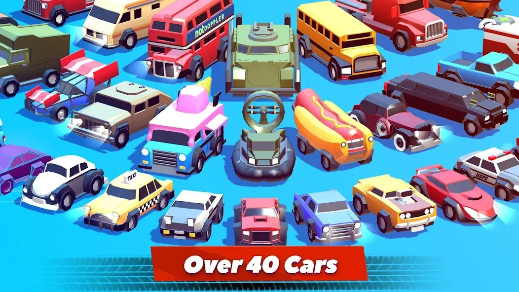 Crash of Cars MOD APK скачать на Андроид — Безлимитные монеты и разблокированы машины — скриншот 4