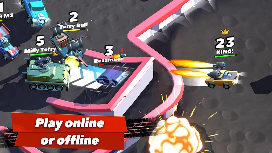 Crash of Cars MOD APK скачать на Андроид — Безлимитные монеты и разблокированы машины — скриншот 5