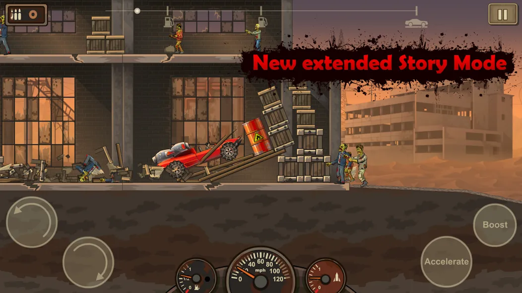 Скачать Earn to Die 2 последней версии — Безлимитные деньги и топливо — скриншот 2 Скачать Earn to Die 2 последней версии — Безлимитные деньги и топливо — скриншот 2