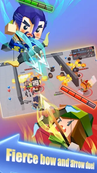 Arrow.io MOD APK скачать на Андроид — Безлимитные стрелы и усиленный урон — скриншот 2