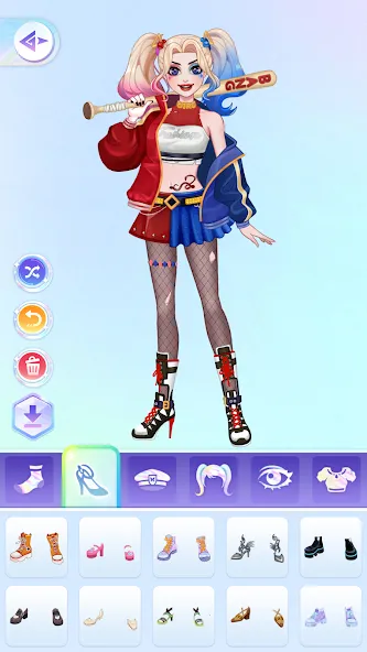 YoYa: Dress Up Fashion Girl — взломанная версия, Безлимитные монеты и все наряды — скриншот 2 YoYa: Dress Up Fashion Girl — взломанная версия, Безлимитные монеты и все наряды — скриншот 2