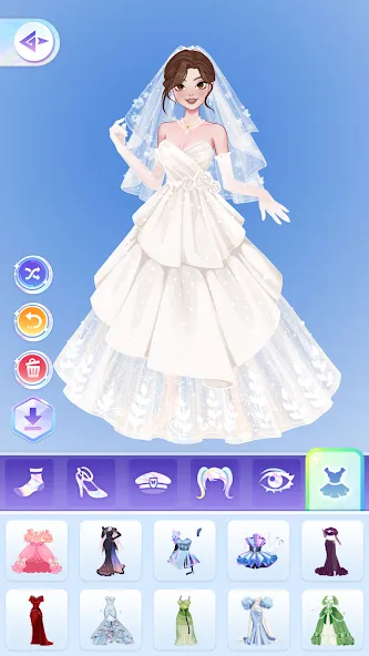 YoYa: Dress Up Fashion Girl — взломанная версия, Безлимитные монеты и все наряды — скриншот 3 YoYa: Dress Up Fashion Girl — взломанная версия, Безлимитные монеты и все наряды — скриншот 3