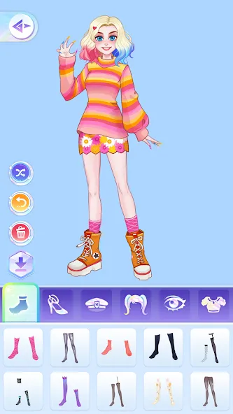 YoYa: Dress Up Fashion Girl — взломанная версия, Безлимитные монеты и все наряды — скриншот 4 YoYa: Dress Up Fashion Girl — взломанная версия, Безлимитные монеты и все наряды — скриншот 4