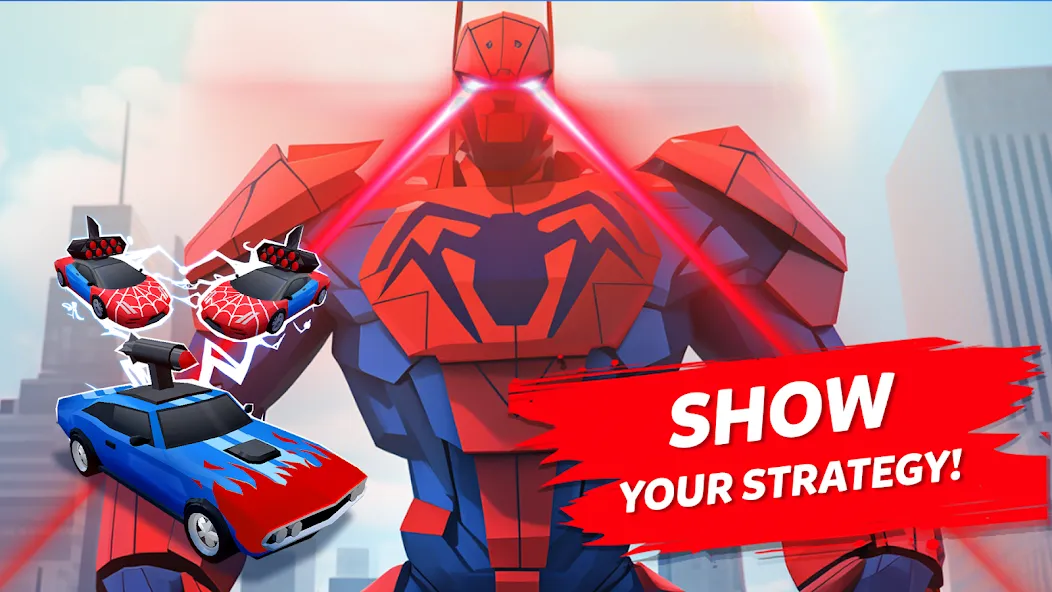 Robot Merge Master: Car Games — Безлимитные монеты и все машины, скачать мод APK — скриншот 1 Robot Merge Master: Car Games — Безлимитные монеты и все машины, скачать мод APK — скриншот 1
